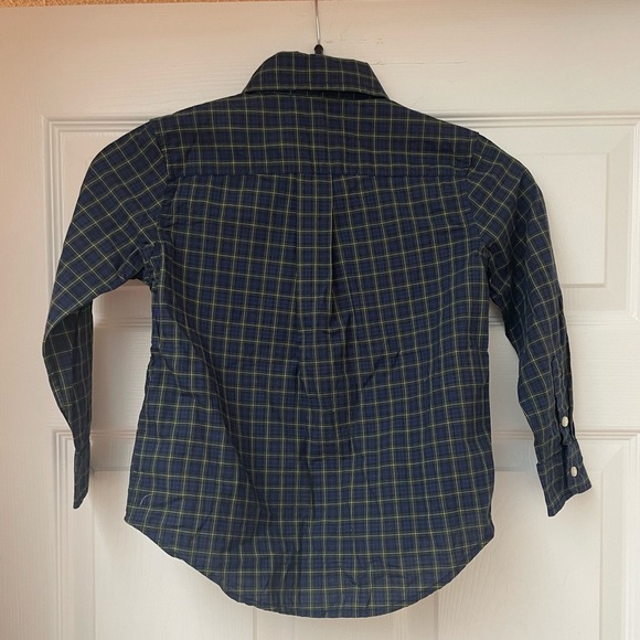 Ralph Lauren button up polo long sleeve dress shirt Boys size 4T - Picture 2 of 4